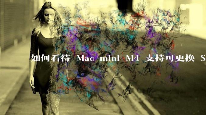 如何看待 Mac mini M4 支持可更换 SSD？