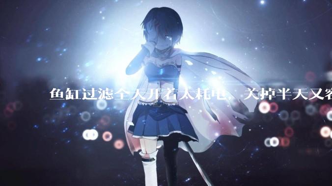 鱼缸过滤全天开着太耗电，关掉半天又容易水浑，有什么好办法？